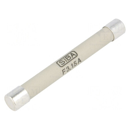 Siguranță Ceramica 3,15A 3kVAC Ardere Rapidă | Electronic-mag.ro | Componente Electronice
