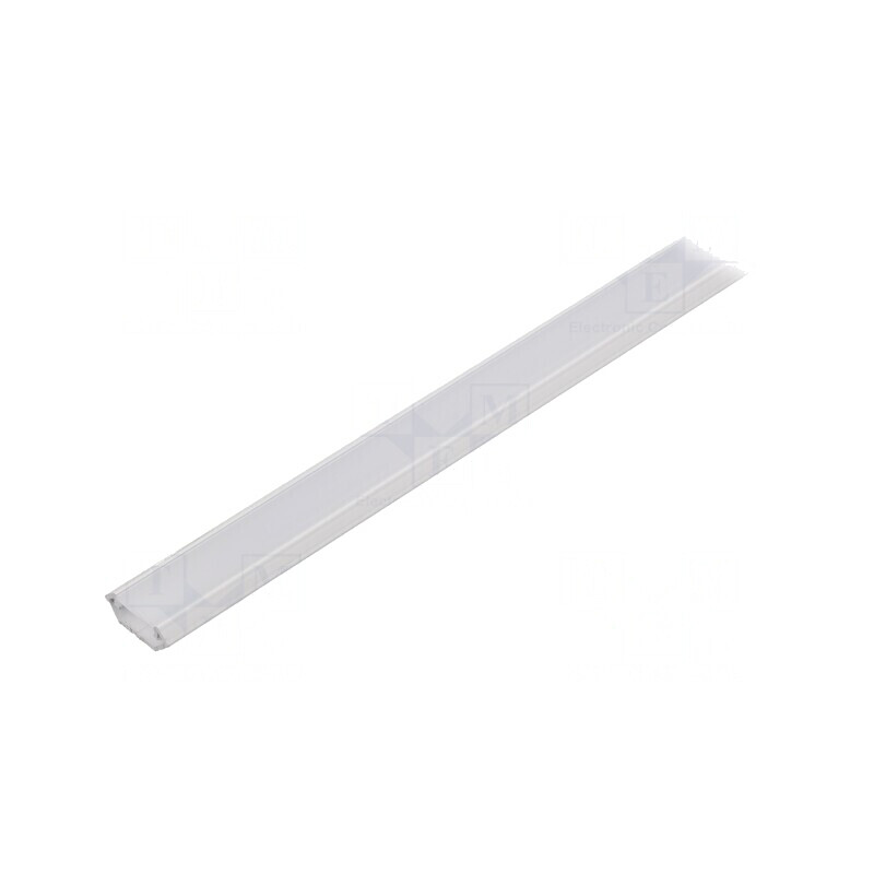 Profil LED Alb Laptoasă 1m Aluminiu Unghi | Electronic-mag.ro | Componente Electronice
