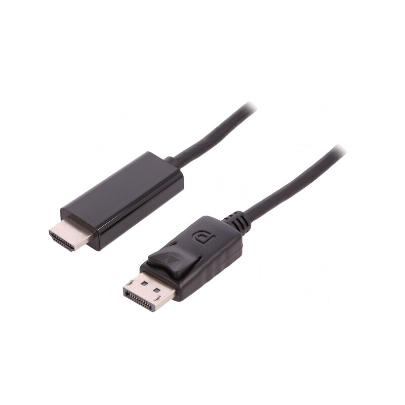 Cablu DisplayPort 1.2 la HDMI 3m Negru | Electronic-mag.ro | Componente Electronice Cablu DisplayPort 1.2 la HDMI 3m Negru | Electronic-mag.ro | Componente Electronice