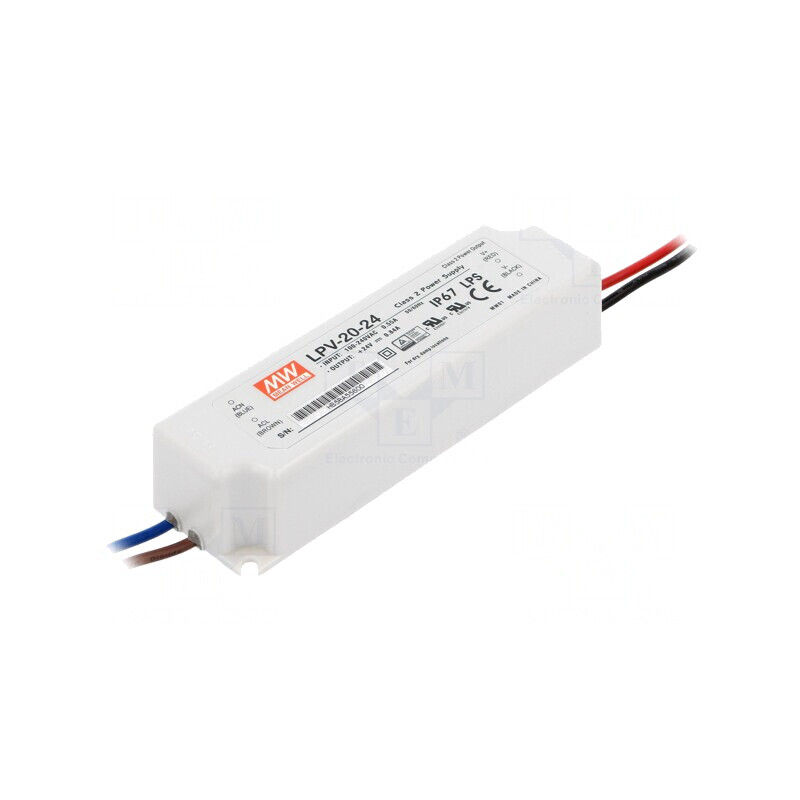 Alimentator LED 20W 24V IP67 | Electronic-mag.ro | Componente Electronice Alimentator LED 20W 24V IP67 | Electronic-mag.ro | Componente Electronice