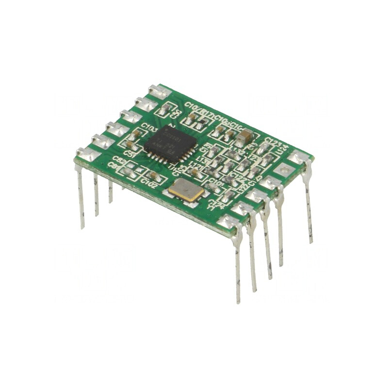 Modul RF 868MHz SPI 1,8-3,6V THT 21,5x15,6mm | Electronic-mag.ro | Componente Electronice