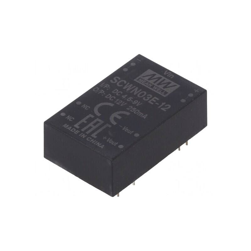 Convertor DC/DC 3W 4.5-9V la 12V 250mA DIP24 | Electronic-mag.ro | Componente Electronice Convertor DC/DC 3W 4.5-9V la 12V 250mA DIP24 | Electronic-mag.ro | Componente Electronice
