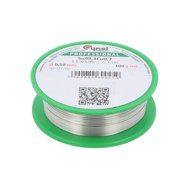 Sârmă de Lipit Fără Plumb 0,5mm 100g Bobină | Electronic-mag.ro | Componente Electronice Sârmă de Lipit Fără Plumb 0,5mm 100g Bobină | Electronic-mag.ro | Componente Electronice