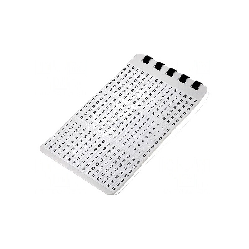 Kit Etichete Autoadezive Cablu 6,5mm | Electronic-mag.ro | Componente Electronice