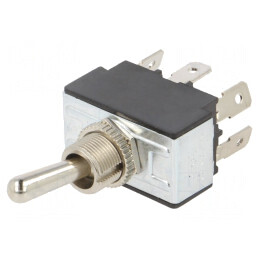 Comutator basculant DPDT ON-ON 21A 14VDC | Electronic-mag.ro | Componente Electronice