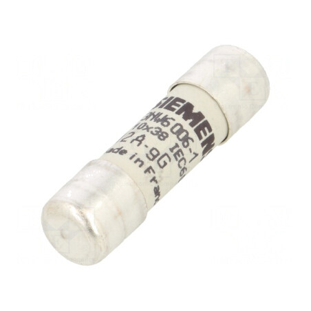 Siguranță industrială gG 12A 500VAC 10x38mm SENTRON | Electronic-mag.ro | Componente Electronice