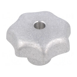 Buton de reglare; Ø: 50mm; Filet int: M8; aluminiu; DIN 6336; maţi