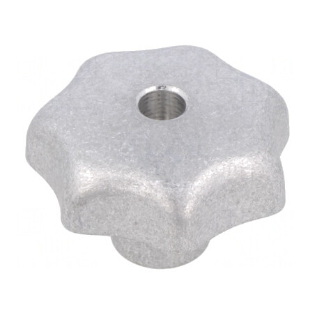 Buton de Reglare Aluminiu Ø50mm M8 DIN 6336 | Electronic-mag.ro | Componente Electronice