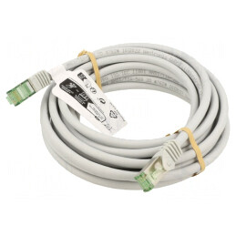 Patch Cord S/FTP Cat 8.1 Gri 5m LSZH 26AWG | Electronic-mag.ro | Componente Electronice