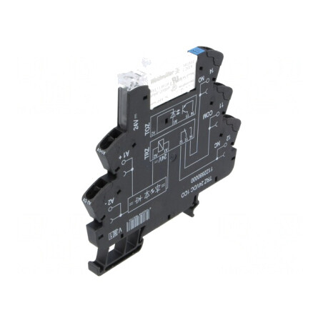 Releu Intermediar SPDT 24VDC 6A pentru Șină DIN | Electronic-mag.ro | Componente Electronice