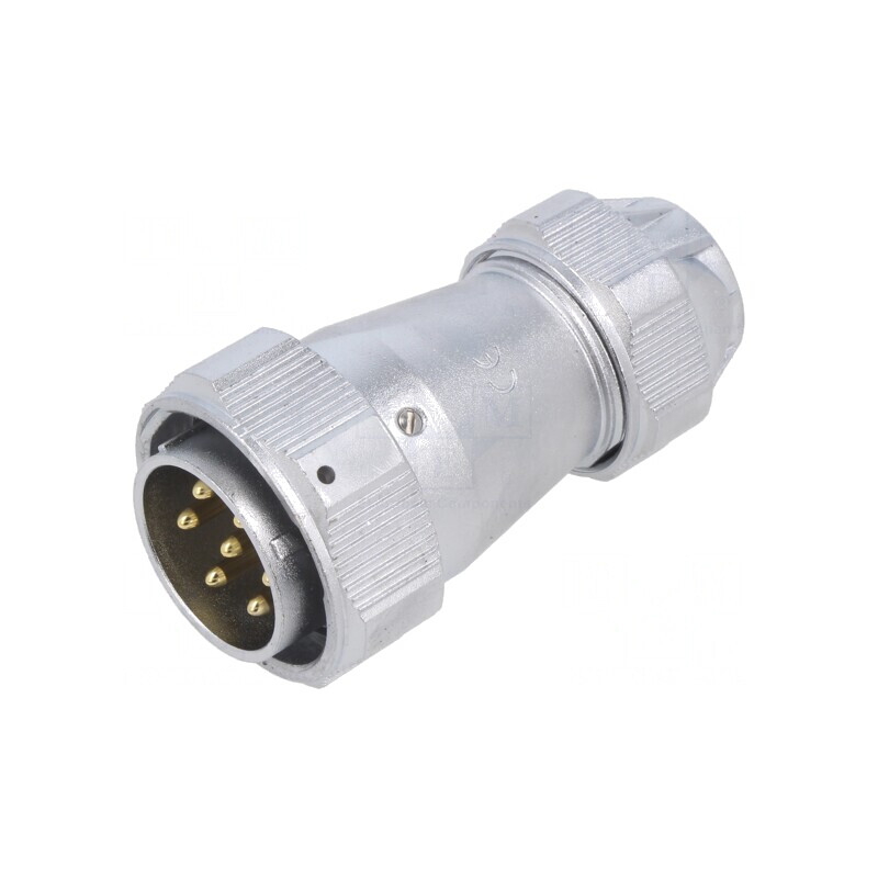 Mufă Tată IP67 7 PIN 25A Lipire pe Cablu | Electronic-mag.ro | Componente Electronice