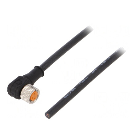 Cablu Conectare M8 3-Pin Unghi 5m PVC 50VAC 4A | Electronic-mag.ro | Componente Electronice