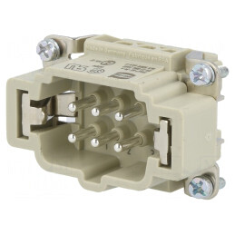 Conector HDC Han E® 6 PIN 6 PE | Electronic-mag.ro | Componente Electronice