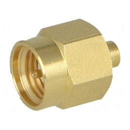 Mufă SMA Tată Drept 50Ω Aurit pentru Cablu RG405 PTFE | Electronic-mag.ro | Componente Electronice