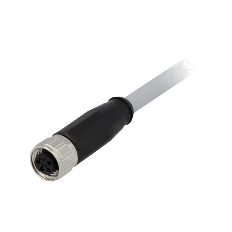 Conector M8 Mamă 4-PIN cu Cablu 1,5m PVC | Electronic-mag.ro | Componente Electronice