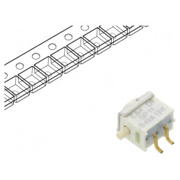 Comutator acționat prin apăsare 2 SPST-NO 20VAC | Electronic-mag.ro | Componente Electronice