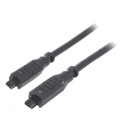 Cablu | Nano-Fit | mamă | PIN: 2 | Lung: 3m | 8A | Izolaţie: PVC | cositorit | 2451300230