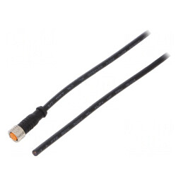 Cablu de conectare M8 3 pini 5m 50VAC | Electronic-mag.ro | Componente Electronice