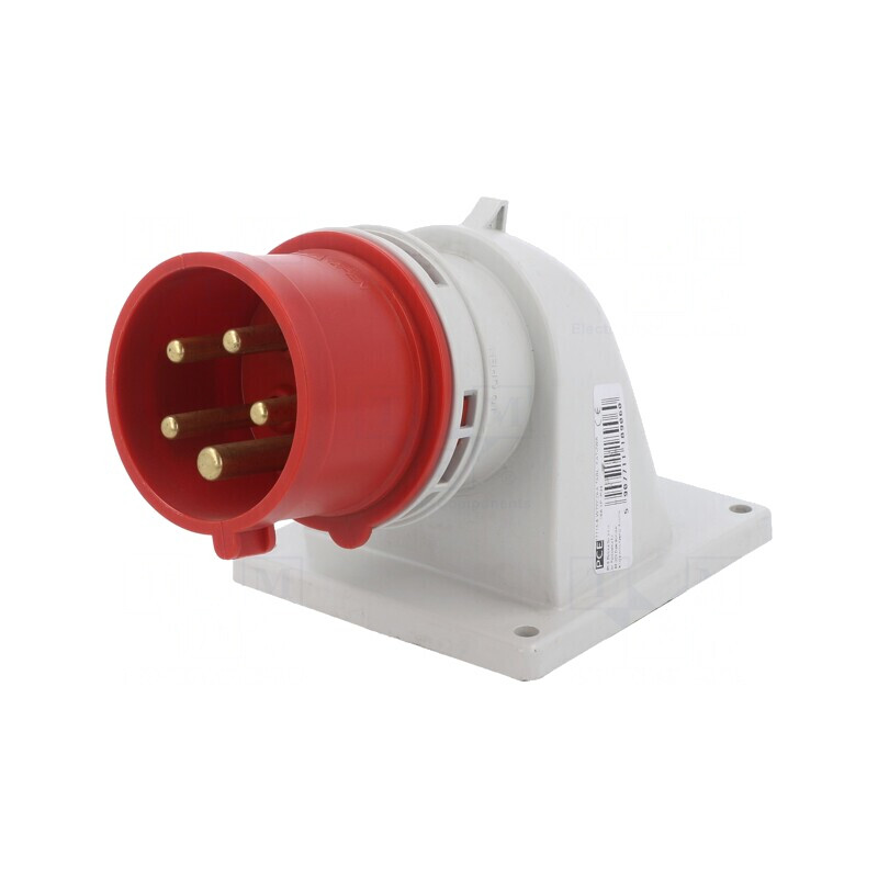 Conector alimentare AC trifazat 16A 400VAC IP44 | Electronic-mag.ro | Componente Electronice