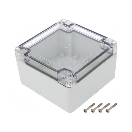 Carcasă Universală cu Bucșă din Alamă 105x105x60 mm | Electronic-mag.ro | Componente Electronice