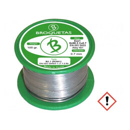 Sârmă de lipit fără plumb 0,7mm 0,1kg | Electronic-mag.ro | Componente Electronice