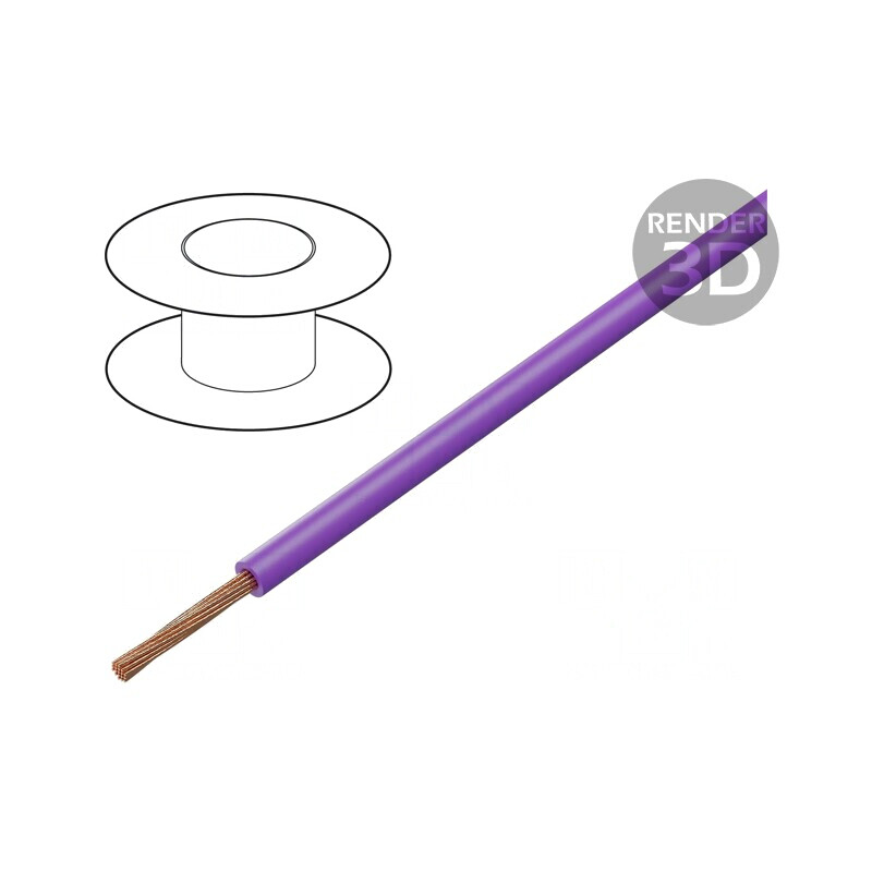 Cablu Electric Litat Cu 16mm2 6AWG PVC Violet 450V 750V | Electronic-mag.ro | Componente Electronice Cablu Electric Litat Cu 16mm2 6AWG PVC Violet 450V 750V | Electronic-mag.ro | Componente Electronice