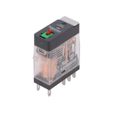 Releu Electromagnetic DPDT 230VAC 5A/250VAC cu Soclu | Electronic-mag.ro | Componente Electronice