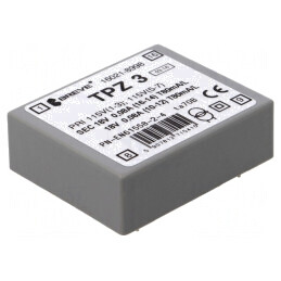 Transformator alimentare 3VA 115/230V 18V PCB IP00 | Electronic-mag.ro | Componente Electronice