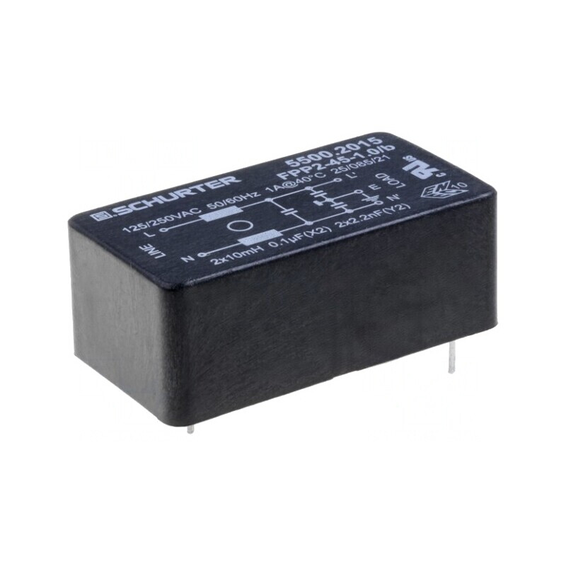 Filtru Anti-Interferențe 250VAC 100nF 2,2nF 10mH THT | Electronic-mag.ro | Componente Electronice