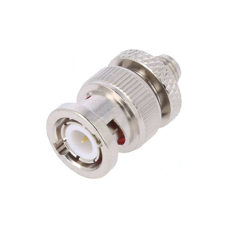 Adaptor BNC Tata la SMA Mama 50Ω PTFE Drept | Electronic-mag.ro | Componente Electronice