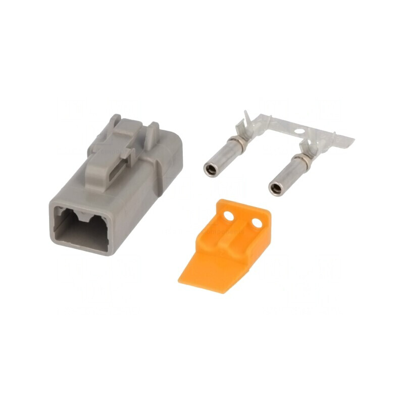 Conector DTP Mamă 2P Crimpat | Electronic-mag.ro | Componente Electronice