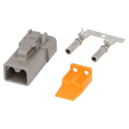 Conector DTP Mamă 2P Crimpat | Electronic-mag.ro | Componente Electronice