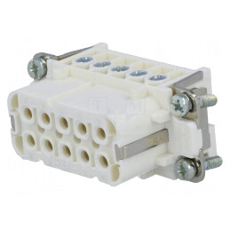 Conector HDC Inserturi de Contact Mamă 10P 10 PE | Electronic-mag.ro | Componente Electronice