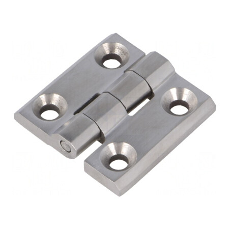 Balama oțel inoxidabil 40mm 4 orificii | Electronic-mag.ro | Componente Electronice