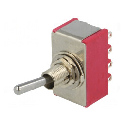 Comutator Basculant ON-ON 4PDT 5A 125VAC 28VDC | Electronic-mag.ro | Componente Electronice