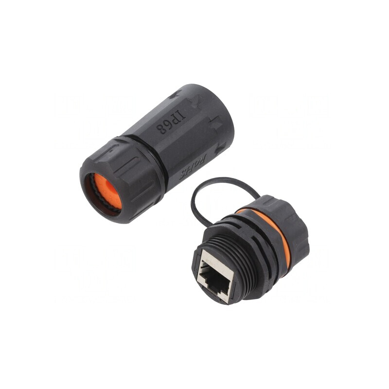 Adaptor Soclu Ecranat RJ45 8p8c Cat 6a x2 | Electronic-mag.ro | Componente Electronice Adaptor Soclu Ecranat RJ45 8p8c Cat 6a x2 | Electronic-mag.ro | Componente Electronice
