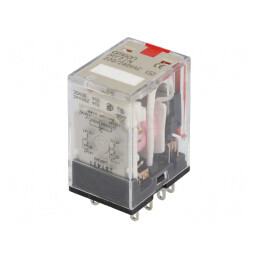 Releu Electromagnetic DPDT 230VAC 10A | Electronic-mag.ro | Componente Electronice