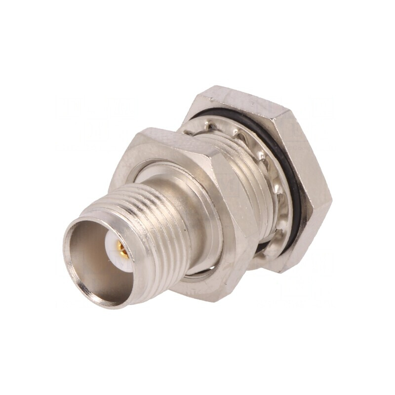 Soclu TNC Mamă 50Ω Crimpat PTFE Aurit | Electronic-mag.ro | Componente Electronice