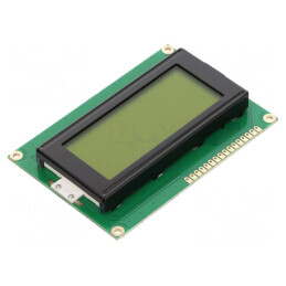 Ecran LCD Alfanumeric 16x4 LED Galben-Verde | Electronic-mag.ro | Componente Electronice