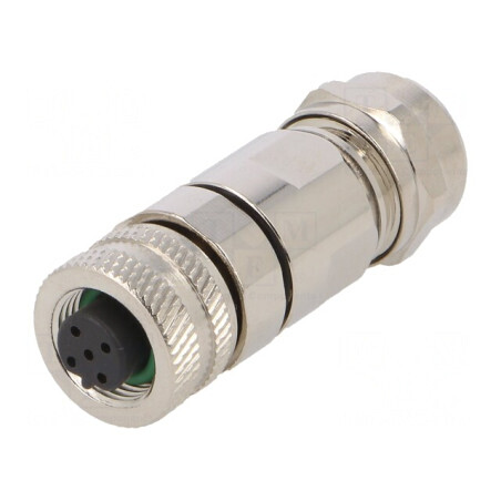 Mufă M12 5-PIN Mamă B-Profibus Cablu Lipire IP65 60V | Electronic-mag.ro | Componente Electronice