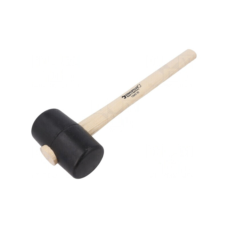 Ciocan Rotund din Lemn cu Cap de Gumă Duritate Shore 90 - 320mm 317g 55mm | Electronic-mag.ro | Componente Electronice