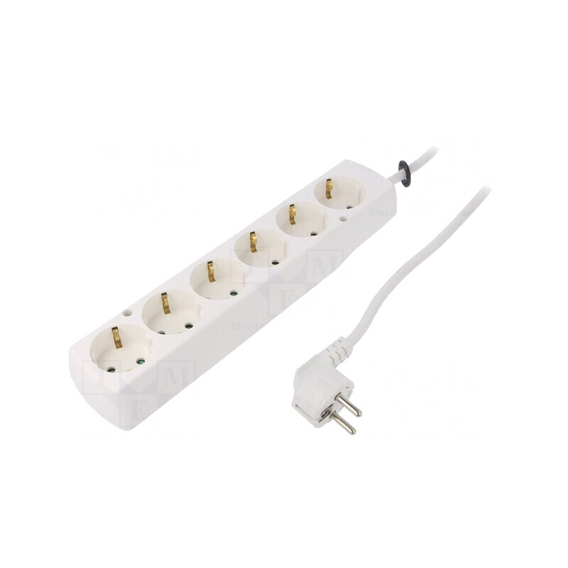 Prelungitor electric 6 prize Schuko alb 16A | Electronic-mag.ro | Componente Electronice Prelungitor electric 6 prize Schuko alb 16A | Electronic-mag.ro | Componente Electronice