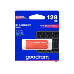 Pendrive USB 3.0 128GB Portocaliu | Electronic-mag.ro | Componente Electronice