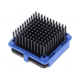 Radiator cu aripioare BGA negru 40x40mm | Electronic-mag.ro | Componente Electronice