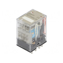 Releu electromagnetic 4PDT 110VDC 5A | Electronic-mag.ro | Componente Electronice