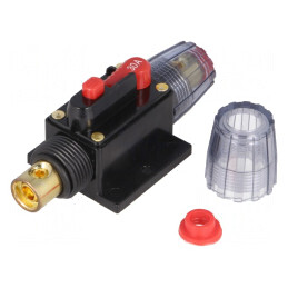 Siguranță automată auto 30A neagră 12-24VDC | Electronic-mag.ro | Componente Electronice