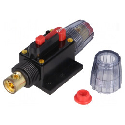 Siguranță automată auto 60A neagră 12-24VDC | Electronic-mag.ro | Componente Electronice