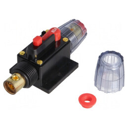 Siguranță automată auto 80A neagră 12-24VDC | Electronic-mag.ro | Componente Electronice