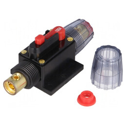 Siguranță automată auto 100A neagră 12-24V DC | Electronic-mag.ro | Componente Electronice