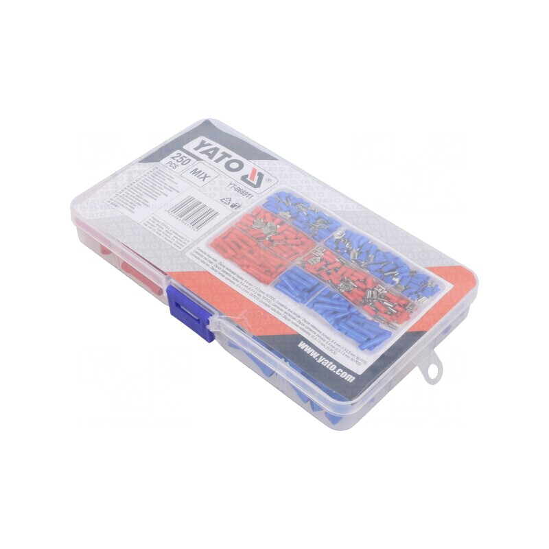 Set Conectori Crimpat Izolati 250 buc. | Electronic-mag.ro | Componente Electronice